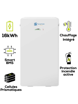 Batería de litio LiFePO4 Leapton EL-A16 de 16 kWh y 314 Ah – IP65 y calefacción integrada